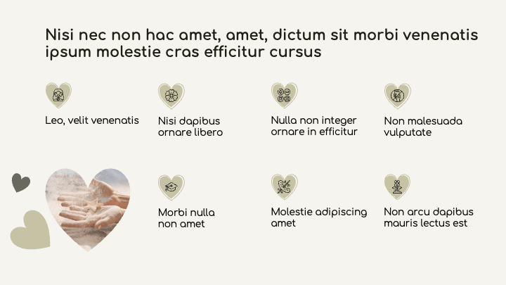 Heart Flare Beige Celebration slide 8